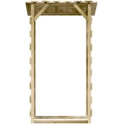 LES TENDANCES Pergolas Avec Toits 2 Pcs 100x90x200 Cm Bois De Pin Imprégné -Tente de réception Soldes 66926209 4
