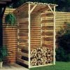 LES TENDANCES Pergola Avec Toit 100x90x200 Cm Bois De Pin Imprégné -Tente de réception Soldes 66926312 1