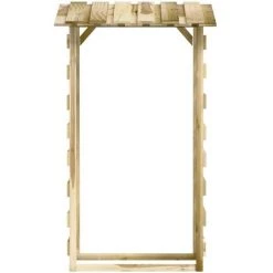 LES TENDANCES Pergola Avec Toit 100x90x200 Cm Bois De Pin Imprégné -Tente de réception Soldes 66926312 5