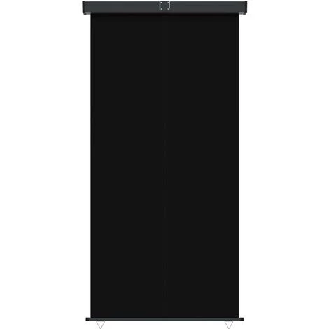 LES TENDANCES Auvent Latéral De Balcon 140x250 Cm Noir 5 LES TENDANCES Auvent Latéral De Balcon 140x250 Cm Noir – Image 3