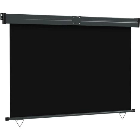 LES TENDANCES Auvent Latéral De Balcon 140x250 Cm Noir 7 LES TENDANCES Auvent Latéral De Balcon 140x250 Cm Noir – Image 5