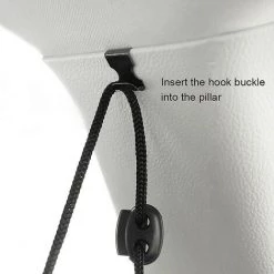 Rideaux Séparateurs De Voiture Pare-soleil-intimité Voyage Sieste Nuit Voiture Camping Détachable Rideau Uni (noir) Thsinde -Tente de réception Soldes 66958225 3