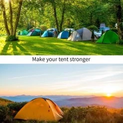 AOUGO Connecteur De Poteau De Tente Connecteur De Tige D'auvent Base De Poteau Fixe Base De Poteau De Camping Boucle De Base Équipement De Fixation Extérieur Pour La Randonnée 10PCS - Noir -Tente de réception Soldes 66960453 5