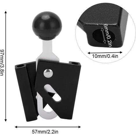 AOUGO Ensemble De Capuchon Supérieur De Poteau De Tente, Capuchon Supérieur De Tige D'auvent Support De Tente Simple Dé à Coudre Anti-crevaison Capuchon De Pointes De Poteau De Tente Pour Tente 4 AOUGO Ensemble De Capuchon Supérieur De Poteau De Tente, Capuchon Supérieur De Tige D'auvent Support De Tente Simple Dé à Coudre Anti-crevaison Capuchon De Pointes De Poteau De Tente Pour Tente - Image 2