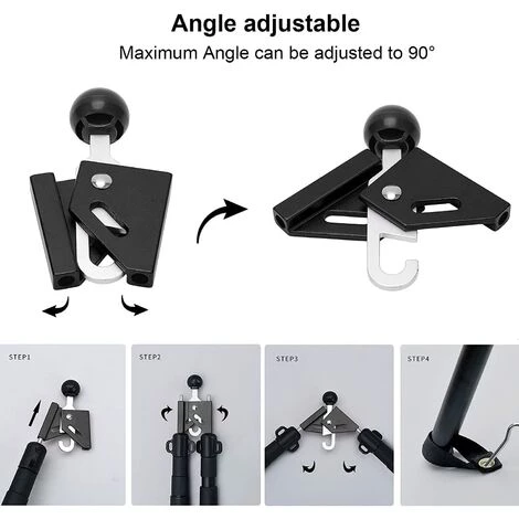 AOUGO Ensemble De Capuchon Supérieur De Poteau De Tente, Capuchon Supérieur De Tige D'auvent Support De Tente Simple Dé à Coudre Anti-crevaison Capuchon De Pointes De Poteau De Tente Pour Tente 6 AOUGO Ensemble De Capuchon Supérieur De Poteau De Tente, Capuchon Supérieur De Tige D'auvent Support De Tente Simple Dé à Coudre Anti-crevaison Capuchon De Pointes De Poteau De Tente Pour Tente - Image 4