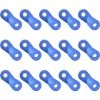 LADACèE Tendeur De Corde, Tendeur De Corde Camping, 2 Trous Alliage D’Aluminium Ajusteur De Corde à Vent Tendure, Pour Tente Bâche Randonnée Camping, Bleu, 15 Pièces -Tente de réception Soldes 67143904 1