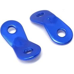 LADACèE Tendeur De Corde, Tendeur De Corde Camping, 2 Trous Alliage D’Aluminium Ajusteur De Corde à Vent Tendure, Pour Tente Bâche Randonnée Camping, Bleu, 15 Pièces -Tente de réception Soldes 67143904 5