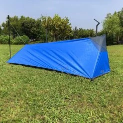 TANCYCO Tente De Randonnée Camping En Plein Air Sac De Couchage Tente Légère Pour Personne Seule Avec Moustiquaire (Bleu) -Tente de réception Soldes 67144856 5