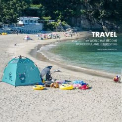 TANCYCO Tente De Plage Pour Bébé Portable Pop Up Tente Sunshine Shelters Abat-jour Pour Bébé Avec Moustiquaire Sunshine Shade Tente De Plage Pour Enfants (Rose Type 1) -Tente de réception Soldes 67144857 2