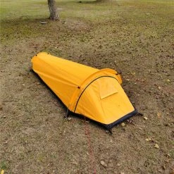 TANCYCO Tente De Randonnée Camping En Plein Air Sac De Couchage Tente Légère Pour Une Personne (jaune) -Tente de réception Soldes 67144861 3