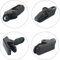 BF Clip Bache,Clip Tente,Clip En Plastique,50 Pinces Clips De Bâche De Tente En Plastique Tente Snaps Pour Camping Canopy Noir Clips De Bâche Auvents Pour Activités De Plein Air -Tente de réception Soldes 67204396 5