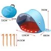 YIDOMDE Tente De Plage Pour Bébé, Tente De Plage Pop-up, Abri Solaire UPF 50+, Tente De Voyage Portable Pour Bébé, Auvent Pour Bébé, Cabane, Tente De Soleil, Accessoires De Plage Pour Bébé，Whale - Bleu -Tente de réception Soldes 67289816 1