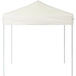 TRUE DEAL Tente De Réception Pliable Crème 2x2 M -Tente de réception Soldes 67309886 3