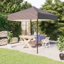 TRUE DEAL Tente De Réception Pliable Taupe 2x2 M