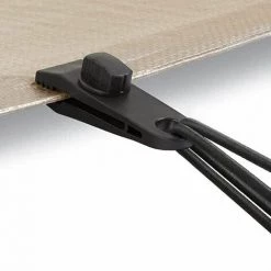 Thsinde Lot De 6 Clips De Fixation Pour Bâches De Camping, Bâches, Caravanes, Bâches De Jardin Noir -Tente de réception Soldes 67503063 4