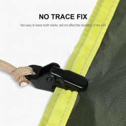 Cisea Clips De Tente, Clips De Bâche, Petits Clips De Support De Bâche De Type Clip, Clips D'auvent Coupe-vent, Clips D'auvent De Camping, Pinces Crocodiles En Plastique D'extérieur 33*10*13mm Noir 20pcs，KoleZy -Tente de réception Soldes 67563544 5