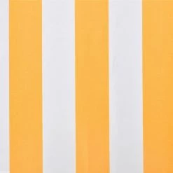 PESCE Tissu D'auvent Jaune Tournesol/blanc 4x3 M (cadre Non Inclus) -Tente de réception Soldes 67579508 3