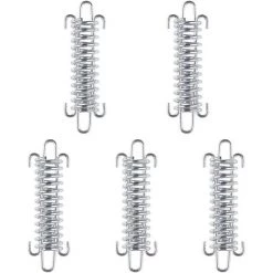 ENLENK 5pcs Tendeur De Ressort En Acier Inoxydable, Haute Résistance Camping Auvent Tente Corde Pour La Randonnée Camping Pêche Pique-Nique Voyager