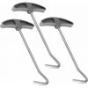 ECHOO Crochet De Sol Pour Piquet De Tente Piquets De Tente D'Extracteur D'Extracteur De Cheville Avec Crochet Extracteur Extracteur Accessoires De Tente Avec Poignée En Plastique  3 Pièces -Tente de réception Soldes 67595050 1