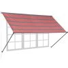 Relaxdays Store Rétractable, HxL : 120x250 Cm, Protection UV, Polyester, Ombre Fenêtre, Balcon, Gris/rouge 2 Relaxdays Store Rétractable, HxL : 120x250 Cm, Protection UV, Polyester, Ombre Fenêtre, Balcon, Gris/rouge -Tente de réception Soldes 67619692 1