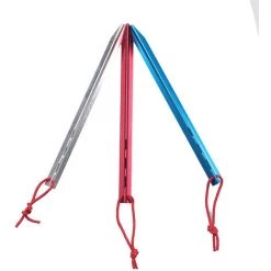 FLYME Piquets De Tente 10 Pièces Sardines Camping Piquets De Fixation Léger Avec Sac De Rangement Pour Randonnée Voyage En Plein Air Activités Extérieur -Tente de réception Soldes 67635355 4