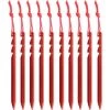 FLYME Piquets De Tente 10 Pièces Sardines Camping Piquets De Fixation Léger Avec Sac De Rangement Pour Randonnée Voyage En Plein Air Activités Extérieur -Tente de réception Soldes 67635520 1