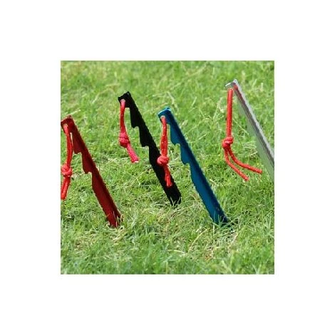 FLYME Piquets De Tente 25 Cm Sardines En Alliage D'aluminium Piquet De Fixation Léger 10 Pièces Pour Camping Tarp Jardin Toile 5 FLYME Piquets De Tente 25 Cm Sardines En Alliage D'aluminium Piquet De Fixation Léger 10 Pièces Pour Camping Tarp Jardin Toile – Image 3