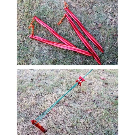 FLYME Piquets De Tente 25 Cm Sardines En Alliage D'aluminium Piquet De Fixation Léger 10 Pièces Pour Camping Tarp Jardin Toile 6 FLYME Piquets De Tente 25 Cm Sardines En Alliage D'aluminium Piquet De Fixation Léger 10 Pièces Pour Camping Tarp Jardin Toile – Image 4