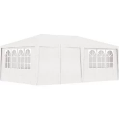MAISONCHIC Tente De Réception Et Parois Latérales Barnum / Tonnelle De Jardin / 4x6 M Blanc 90 G/m² 9 MAISONCHIC Tente De Réception Et Parois Latérales Barnum / Tonnelle De Jardin / 4x6 M Blanc 90 G/m² -Tente de réception Soldes 67652615 3