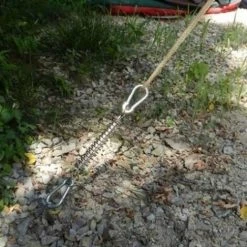 TANABATA Fixations D'ombrage De Voile Tente Corde Résistante Ressort Trampoline 4 Pièces Métal Accessoires Ressorts Pour Le Camping En Plein Air Randonnée Voyage Pique Nique Tente De Plage Auvent. -Tente de réception Soldes 67668515 5