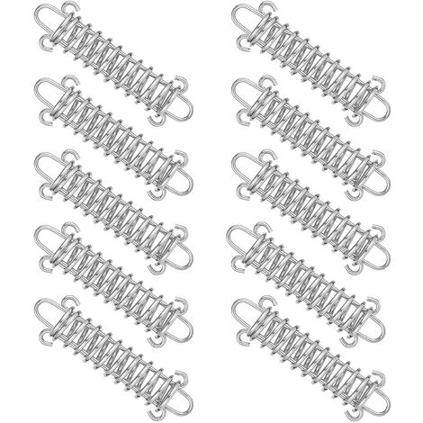 TANABATA 10 Pièces Ressort De Tension Tendeur De Ressort En Acier Inoxydable Boucle De Corde De Ressort De Tente Pour Tente Tendeur De Corde De Tente D'auvent Convient 3 TANABATA 10 Pièces Ressort De Tension Tendeur De Ressort En Acier Inoxydable Boucle De Corde De Ressort De Tente Pour Tente Tendeur De Corde De Tente D'auvent Convient