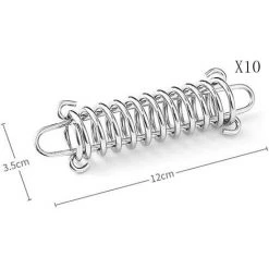 TANABATA 10 Pièces Ressort De Tension Tendeur De Ressort En Acier Inoxydable Boucle De Corde De Ressort De Tente Pour Tente Tendeur De Corde De Tente D'auvent Convient 9 TANABATA 10 Pièces Ressort De Tension Tendeur De Ressort En Acier Inoxydable Boucle De Corde De Ressort De Tente Pour Tente Tendeur De Corde De Tente D'auvent Convient -Tente de réception Soldes 67668552 3