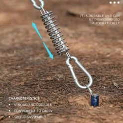 TANABATA 10 Pièces Ressort De Tension Tendeur De Ressort En Acier Inoxydable Boucle De Corde De Ressort De Tente Pour Tente Tendeur De Corde De Tente D'auvent Convient 11 TANABATA 10 Pièces Ressort De Tension Tendeur De Ressort En Acier Inoxydable Boucle De Corde De Ressort De Tente Pour Tente Tendeur De Corde De Tente D'auvent Convient -Tente de réception Soldes 67668552 5