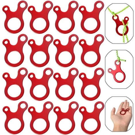 OSQI Alliage D'aluminium Accessoires Pour Tente Cord Ajusteur De Cordon De Corde à Vent En Aluminium Tendeur En Alliage D'Aluminium Léger Pour Tente Bâche Randonnée Camping(16Pièces) 3 OSQI Alliage D'aluminium Accessoires Pour Tente Cord Ajusteur De Cordon De Corde à Vent En Aluminium Tendeur En Alliage D'Aluminium Léger Pour Tente Bâche Randonnée Camping(16Pièces)