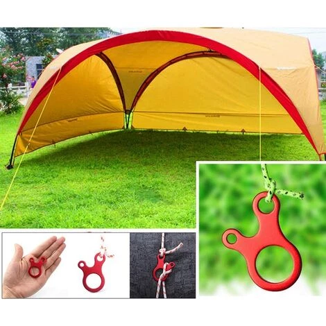 OSQI Alliage D'aluminium Accessoires Pour Tente Cord Ajusteur De Cordon De Corde à Vent En Aluminium Tendeur En Alliage D'Aluminium Léger Pour Tente Bâche Randonnée Camping(16Pièces) 5 OSQI Alliage D'aluminium Accessoires Pour Tente Cord Ajusteur De Cordon De Corde à Vent En Aluminium Tendeur En Alliage D'Aluminium Léger Pour Tente Bâche Randonnée Camping(16Pièces) – Image 3