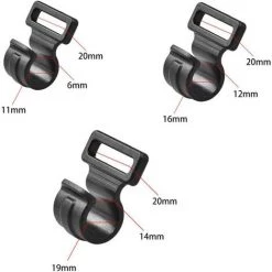 OSQI Lot De 10 Crochets De Tente Pour Camping, Caravane, Auvent - Clips Intérieurs En Plastique - Pour Escalade Et Pêche - Noir - 16 X 20 X 12 Mm 11 OSQI Lot De 10 Crochets De Tente Pour Camping, Caravane, Auvent - Clips Intérieurs En Plastique - Pour Escalade Et Pêche - Noir - 16 X 20 X 12 Mm -Tente de réception Soldes 67676506 5