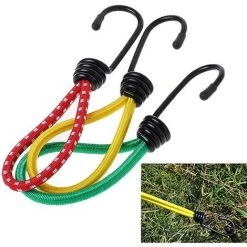 ENLENK 12pcs Camping En Plein Air Tente élastique Crochet Boucle Corde Sangles Bundle Fixe Haut Elasticité Crochet De Fixation Du Cordon De Plate-Forme -Tente de réception Soldes 67680430 5
