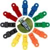 ENLENK Pince De Tente Multifonctionnelle Pince De Tente En Plastique Pince De Bâche Pour Les Activités De Camping En Plein Air Et La Randonnée 12 Pièces -Tente de réception Soldes 67682095 1