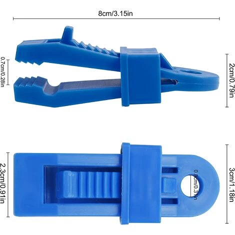 ENLENK Pince De Tente Multifonctionnelle Pince De Tente En Plastique Pince De Bâche Pour Les Activités De Camping En Plein Air Et La Randonnée 12 Pièces 4 ENLENK Pince De Tente Multifonctionnelle Pince De Tente En Plastique Pince De Bâche Pour Les Activités De Camping En Plein Air Et La Randonnée 12 Pièces - Image 2
