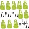 ENLENK Clip De Bâche Extérieure Tente Réglable Clips De Fixation Heavy Duty Tarp Pinces à Auvent En Forme De Dents Pour Le Camping, Les Bâches, La Caravane, Les Accessoires De Tente En Tissu D'ombre -Tente de réception Soldes 67682143 1