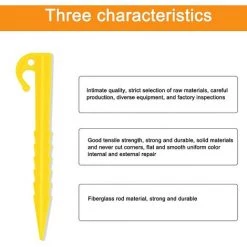 ENLENK Lot De 20 Piquets De Tente En Plastique, Piquets De Tente En Plastique De 14,5 Cm, Piquets De Tente De Camping Robustes, Crochets De Piquets De Fixation Au Sol, Piquets De Tente à Vis Pour Tente, Camping, Auvent, Jardins 9 ENLENK Lot De 20 Piquets De Tente En Plastique, Piquets De Tente En Plastique De 14,5 Cm, Piquets De Tente De Camping Robustes, Crochets De Piquets De Fixation Au Sol, Piquets De Tente à Vis Pour Tente, Camping, Auvent, Jardins -Tente de réception Soldes 67684580 3