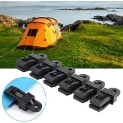 ENLENK 10pcs Haute Résistance En Plastique Pince Pince Clips De Verrouillage Lourds Clips De Bâche Pour Le Camping En Plein Air -Tente de réception Soldes 67684798 5