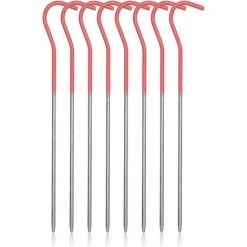 ENLENK 8 Pièces Clous En Alliage De Titane Couverture De Tente De Camping En Plein Air Clous De Tente D'herbe De Coude Portables