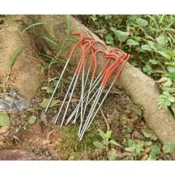 ENLENK 8 Pièces Clous En Alliage De Titane Couverture De Tente De Camping En Plein Air Clous De Tente D'herbe De Coude Portables -Tente de réception Soldes 67685748 5