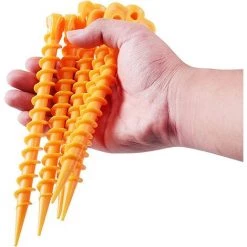 FLYME Piquets De Tente En Plastique, Piquets De Corde, Adaptés Aux Accessoires De Tente D'équipement De Tente Extérieure Pour La Plage, La Plage, La Jungle, La Boue. Jaune (20cm×4.5cm, ⌀10) 9 FLYME Piquets De Tente En Plastique, Piquets De Corde, Adaptés Aux Accessoires De Tente D'équipement De Tente Extérieure Pour La Plage, La Plage, La Jungle, La Boue. Jaune (20cm×4.5cm, ⌀10) -Tente de réception Soldes 67806176 3