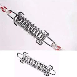 FLYME Lot De 4 Attaches En Alliage Pour Tente De Camping - Avec Boucle à Ressort - Pour Tente Et Treillis Métallique -Tente de réception Soldes 67806993 3