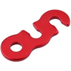 FLYME Corde De Remplacement De Tente Tente Fluorescente Tendeur De Tente En Aluminium Accessoires De Corde D'Auvent De Tente Boucles De Cordon à Trois Yeux (Haut-Parleur-Rouge 10 Pièces) -Tente de réception Soldes 67807171 4