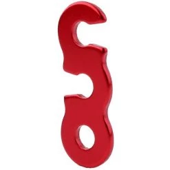 FLYME Corde De Remplacement De Tente Tente Fluorescente Tendeur De Tente En Aluminium Accessoires De Corde D'Auvent De Tente Boucles De Cordon à Trois Yeux (Haut-Parleur-Rouge 10 Pièces) -Tente de réception Soldes 67807171 5