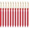 FLYME 12pcs 18cm Clous De Tente Triangulaires En Aluminium Pour L'extérieur 2 FLYME 12pcs 18cm Clous De Tente Triangulaires En Aluminium Pour L'extérieur -Tente de réception Soldes 67811153 1
