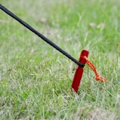 FLYME 12pcs 18cm Clous De Tente Triangulaires En Aluminium Pour L'extérieur -Tente de réception Soldes 67811153 3